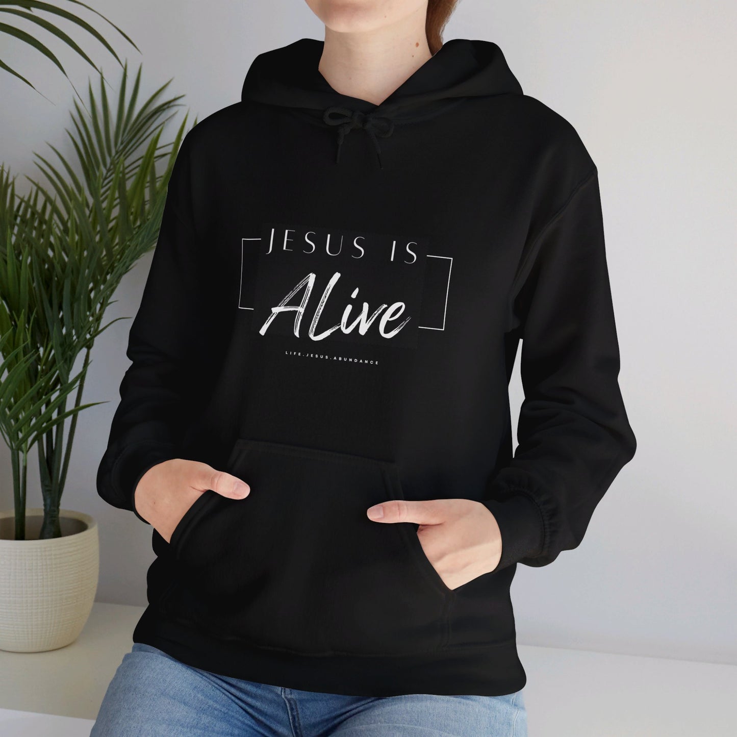 Jesus Is Alive Unisex Heavy Blend™  Hooded Sweatshirt