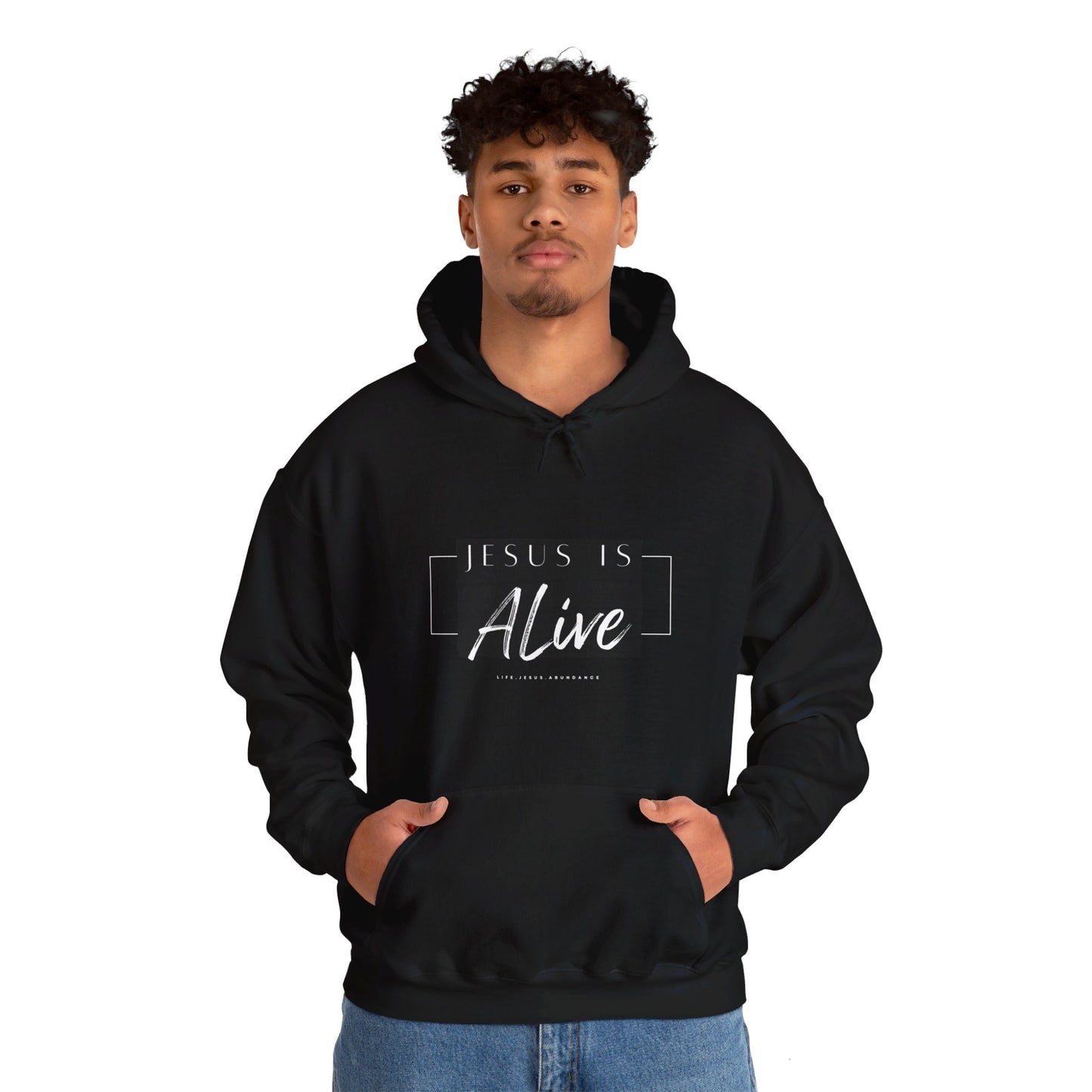 Jesus Is Alive Unisex Heavy Blend™  Hooded Sweatshirt