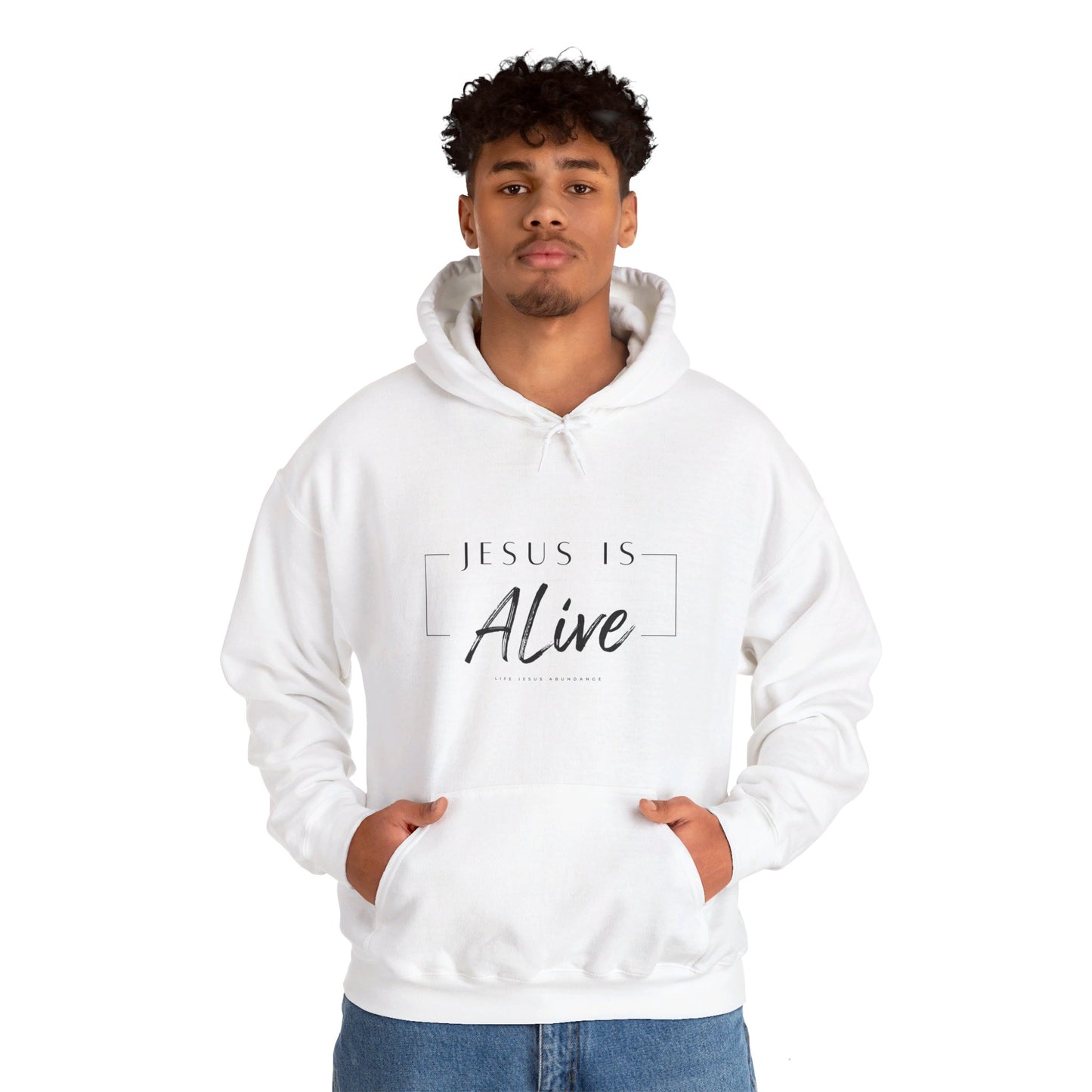 Jesus Is Alive Unisex Heavy Blend™  Hooded Sweatshirt