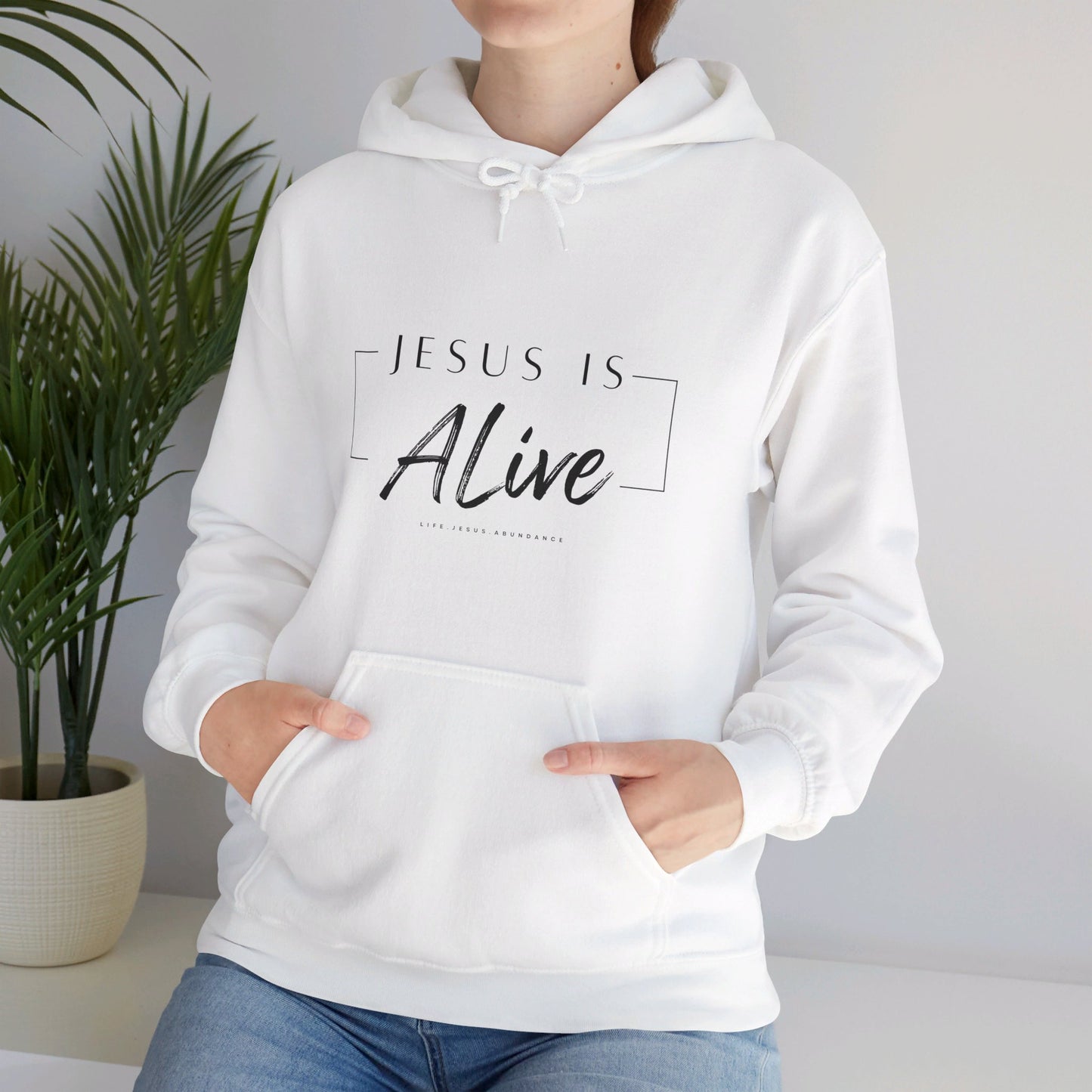 Jesus Is Alive Unisex Heavy Blend™  Hooded Sweatshirt