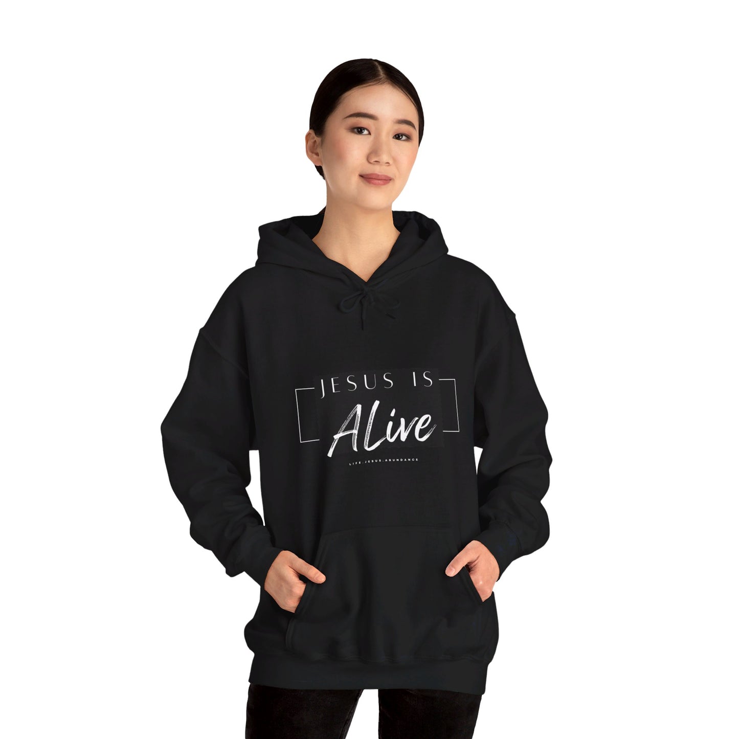 Jesus Is Alive Unisex Heavy Blend™  Hooded Sweatshirt