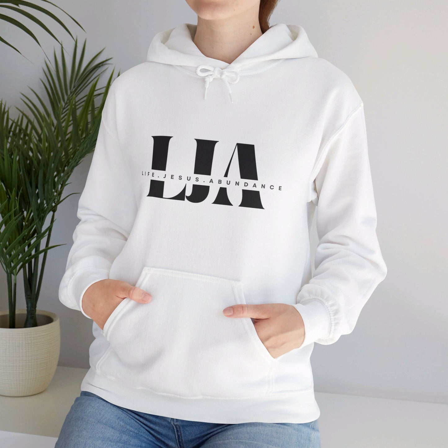 Life Jesus Abundance Unisex Heavy Blend™ Hooded Sweatshirt