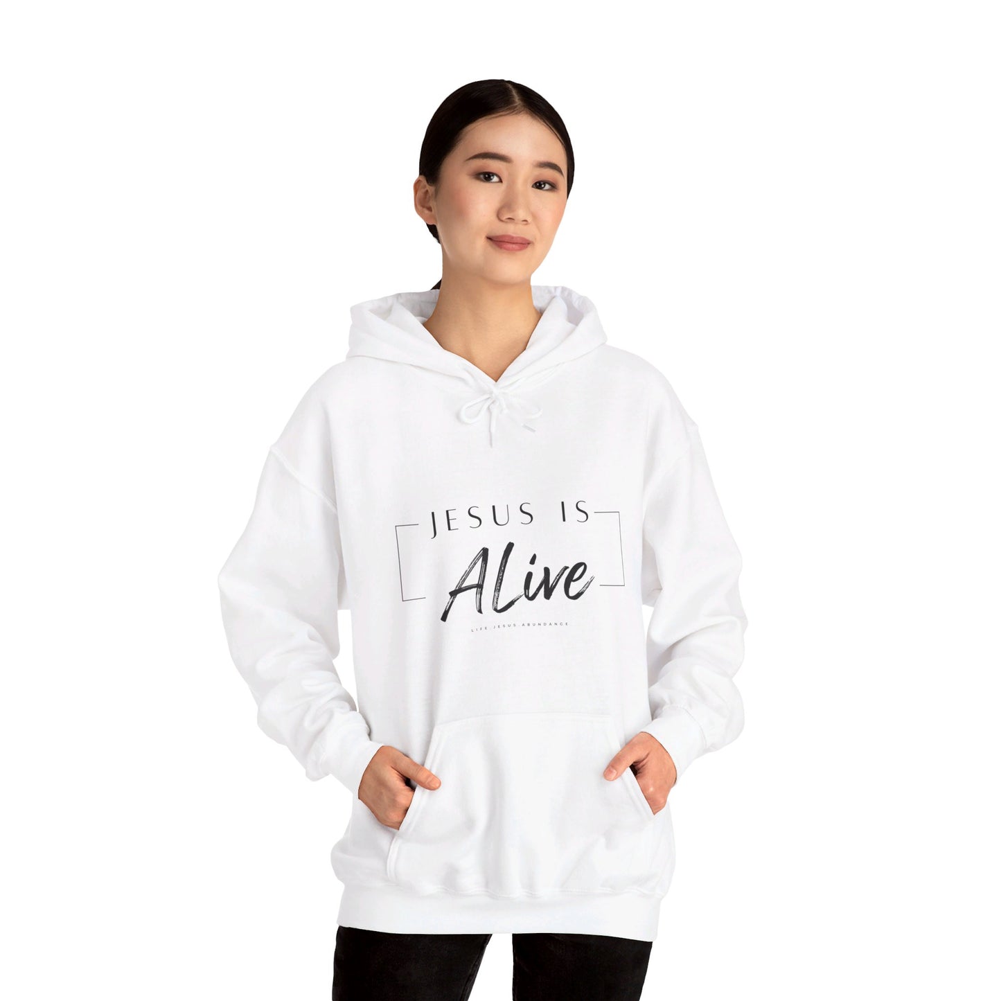 Jesus Is Alive Unisex Heavy Blend™  Hooded Sweatshirt